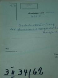 Akte aus dem Archiv des Amtsgerichts Warendorf