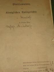 Eine Erbrechtsakte des Königlichen Amtsgerichts Warendorf aus dem Gerichtsaktenarchiv Eine Erbrechtsakte des Königlichen Amtsgerichts Warendorf aus dem Gerichtsaktenarchiv