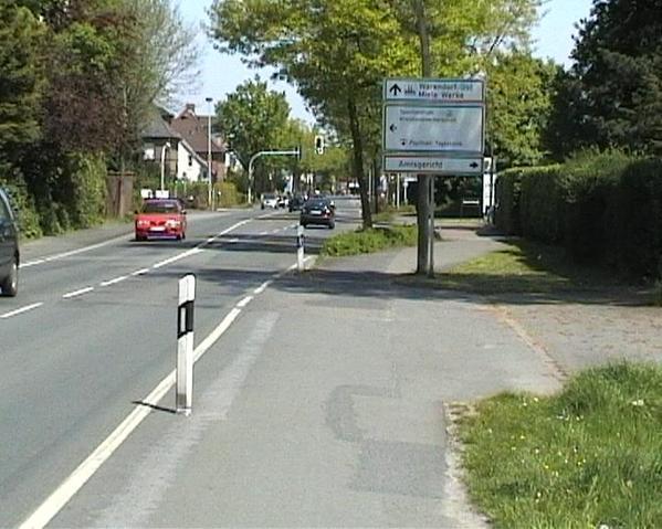 Bild Nr. 1 zeigt die Kreuzung Freckenhorster Str./Reichenbacher Str. 