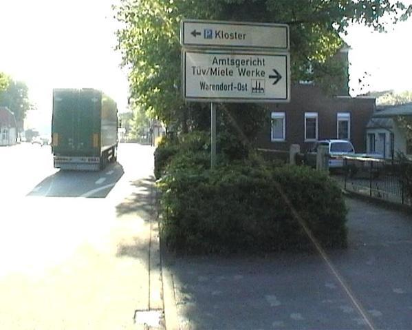 Bild Nr. 2 zeigt die Kreuzung B 64/Splieterstr.